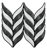 Dark Chevron Peel and Stick Wall Tile | Kitchen Backsplash Tiles